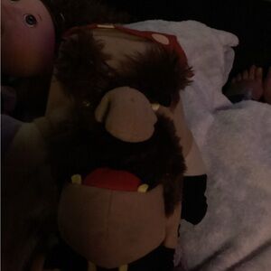 Plush Toy with Beard and Bandana